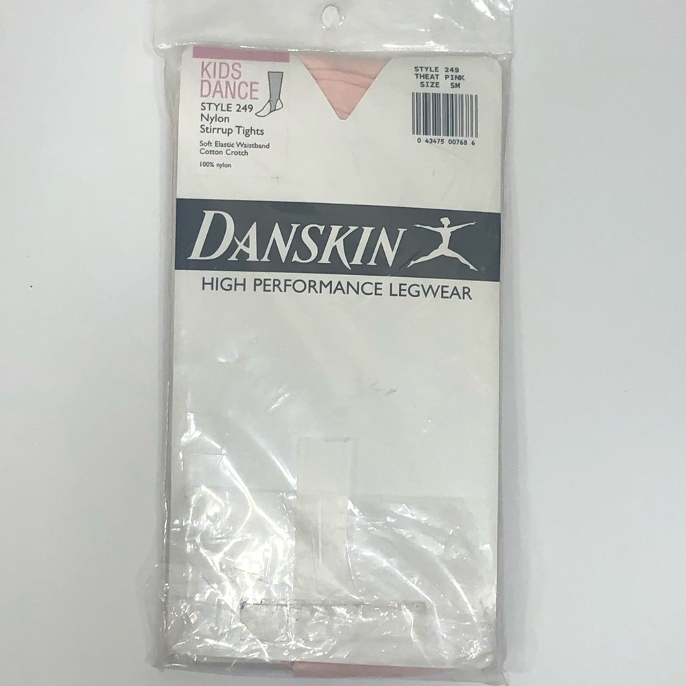 Danskin Kids Dance Stirrup Tights Brand New